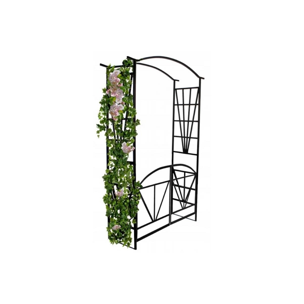 Kerti pergola kapuval 114x45x208 cm