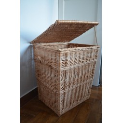 Fonott szennyeskosár, magasság 60 cm, szín: cseresznye