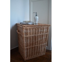 Fonott szennyeskosár, magasság 60 cm, szín: cseresznye