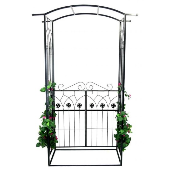 Kerti pergola tetővel 106x50x217 cm