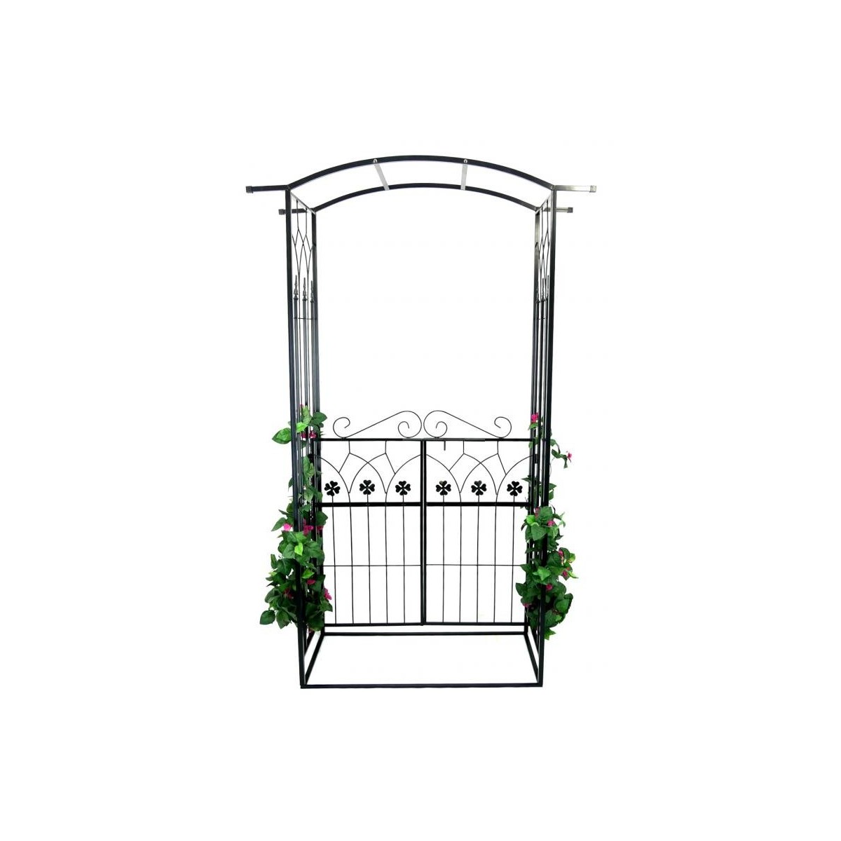 Kerti pergola tetővel 106x50x217 cm