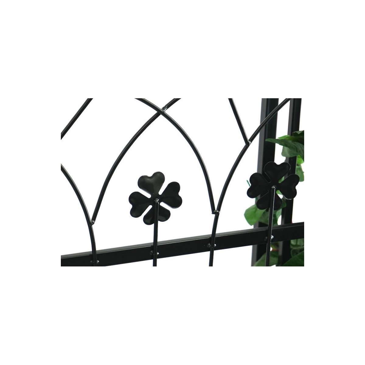 Kerti pergola tetővel 106x50x217 cm