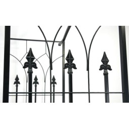 Kerti pergola tetővel 106x50x217 cm