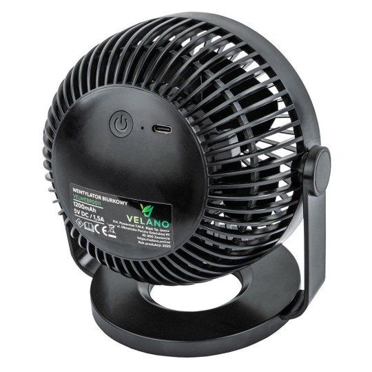 Asztali ventilátor Velano VELWEBS0011