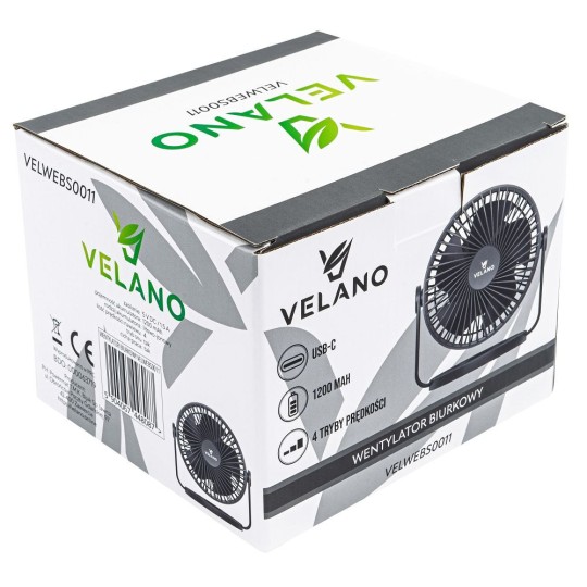 Asztali ventilátor Velano VELWEBS0011