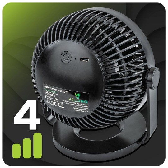 Asztali ventilátor Velano VELWEBS0011