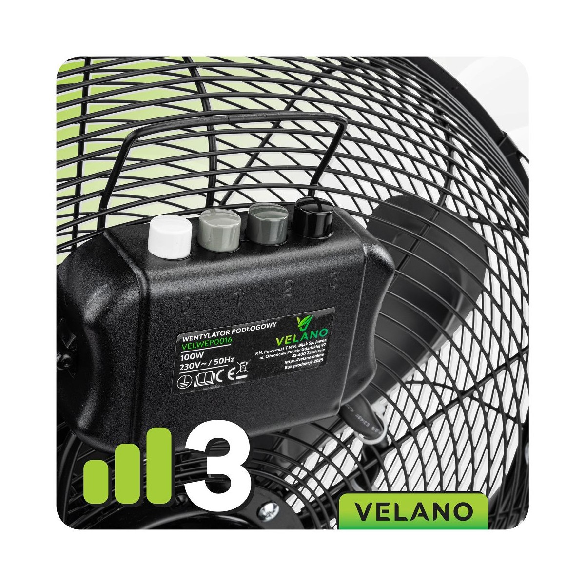 Ipari ventilátor Velano VELWEP0016
