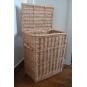 Téglalap alakú, 50 cm-es szennyeskosár, wenge