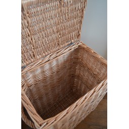 Nagy téglalap alakú szennyeskosár, wenge, 60 cm
