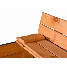 Zárható homokozó 120 x 120 tetővel