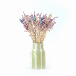Szárított virágcsokor Blue&Violet – zab, len, phalaris