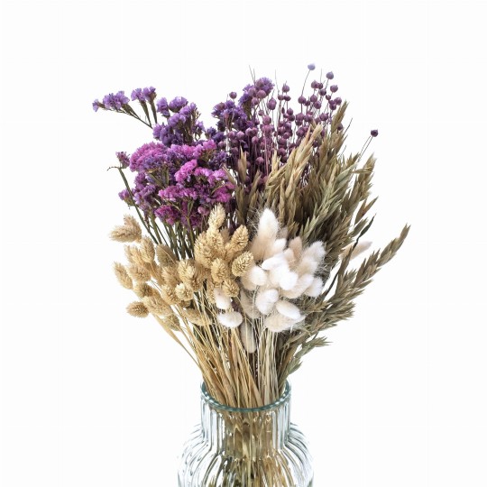 Egyedülálló szárított Lilac virágok – len, zab, lime