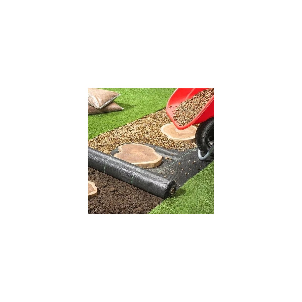 Fekete agroszövet 90 g/m² 3,2x50 m