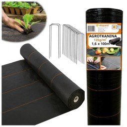 Kerti védő agrotextília 135 g/m2, 1,6x100