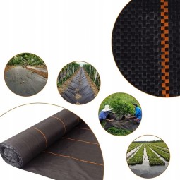 Kerti agrotextília fekete színben 110 g/m2, 0,4x100
