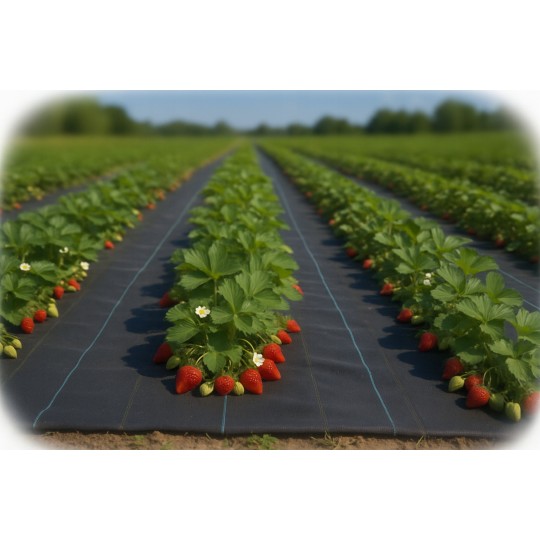 Gyomelnyomó agroszövet ágyásokhoz 110g/m2, 1,1x100