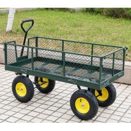 Minőségi zöld színű kerti talicskák, 300 kg teherbírással