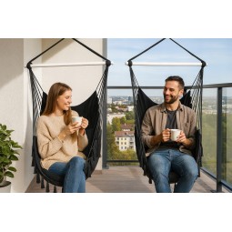 Függő kerti hinta + 2 párna 100 cm