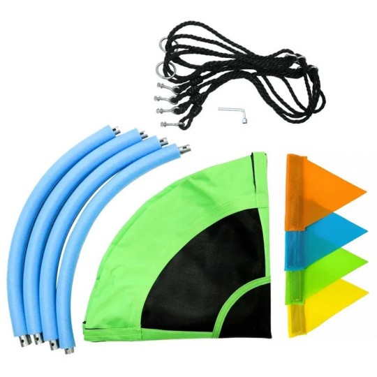 Nagy zöld gólyafészek 120cm