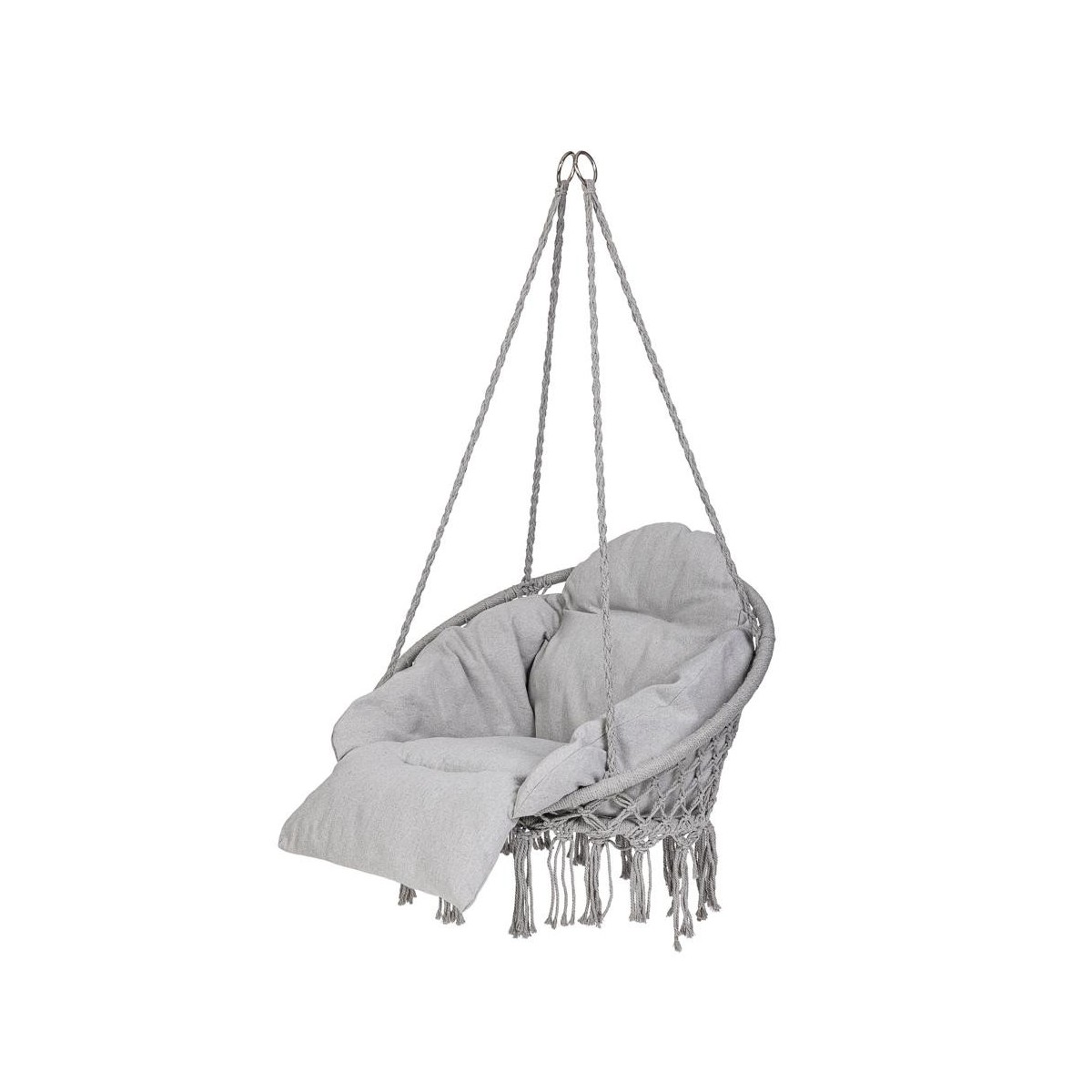 Szürke gólyafészek 80 cm, világosszürke nagy párnával