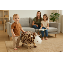 Kis gyerekzsámoly, zsiráf formájú
