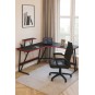 Sarok gamer asztal, modern gamer asztal, 130 cm