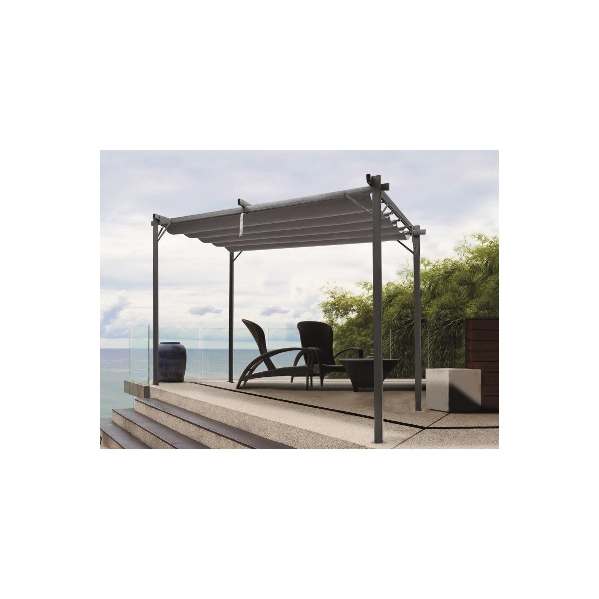 Kerti pergola 3x3 m
