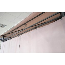 Masszív kerti pavilon bézs színben 3x4 m
