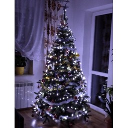 Gyönyörű mesterséges karácsonyfák, kaukázusi lucfenyő, 220 cm, PREMIUM