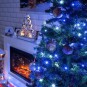 Gyönyörű LED fények, 200 LED kék színben