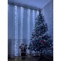Beltéri karácsonyi fények 8 világítási móddal - hideg fehér 500 LED
