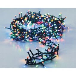 LED színes fényfüzér karácsonyra, 500 LED-es, szuper áron – többszínű