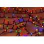 LED színes fényfüzér karácsonyra, 500 LED-es, szuper áron – többszínű