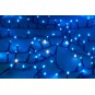Karácsonyi 100 LED-es fényfüzér – kék, kültéri, FLASH-effektusú