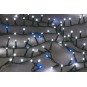 Kültéri energiatakarékos LED karácsonyi fényfüzér, hideg fehér, 200 LED