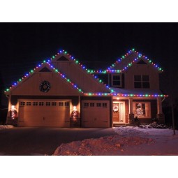 Kültéri karácsonyi színes fények, 500 LED-es