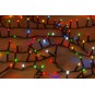 Kültéri karácsonyi színes fények, 500 LED-es