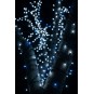 Kültéri energiatakarékos LED karácsonyi fények, hideg fehér 500 LED