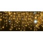 Fényfüzér - jégcsapok, 1000 LED, meleg fehér