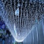 Függő fényfüzér, 500 LED jégcsapok, hideg fehér
