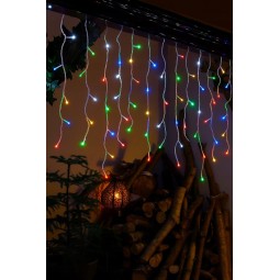 Színes világító jégcsapok, 1000 LED