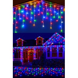 Színes világító jégcsapok, 1000 LED