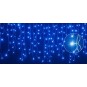Fényfüzér, jégcsapok, 300 LED, kék, kültéri és beltéri használatra