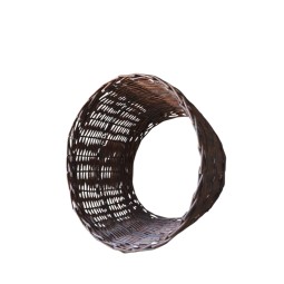 Sötétbarna karácsonyfatalp takaró, 60 cm