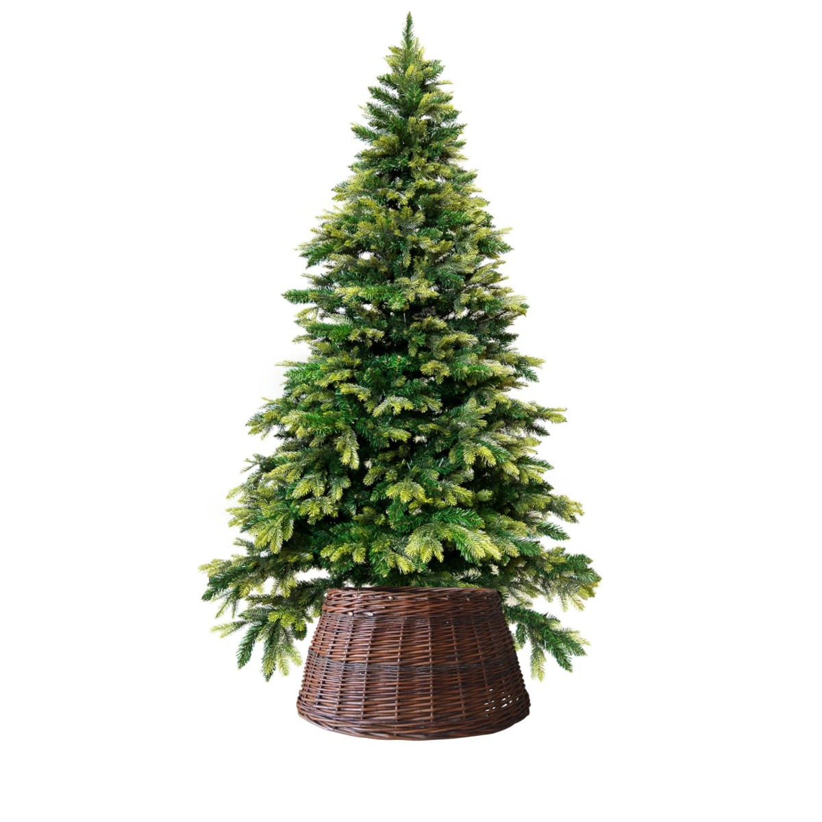 Sötétbarna karácsonyfatalp takaró, 60 cm