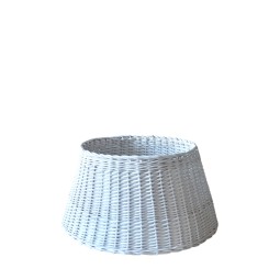 Fonott borítók karácsonyfa-állványokhoz, 60 cm, fehér színben.