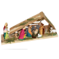Nagy 3D Betlehem figurákkal 35x15x12