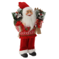 Mikulás figura sílécekkel, 40 cm