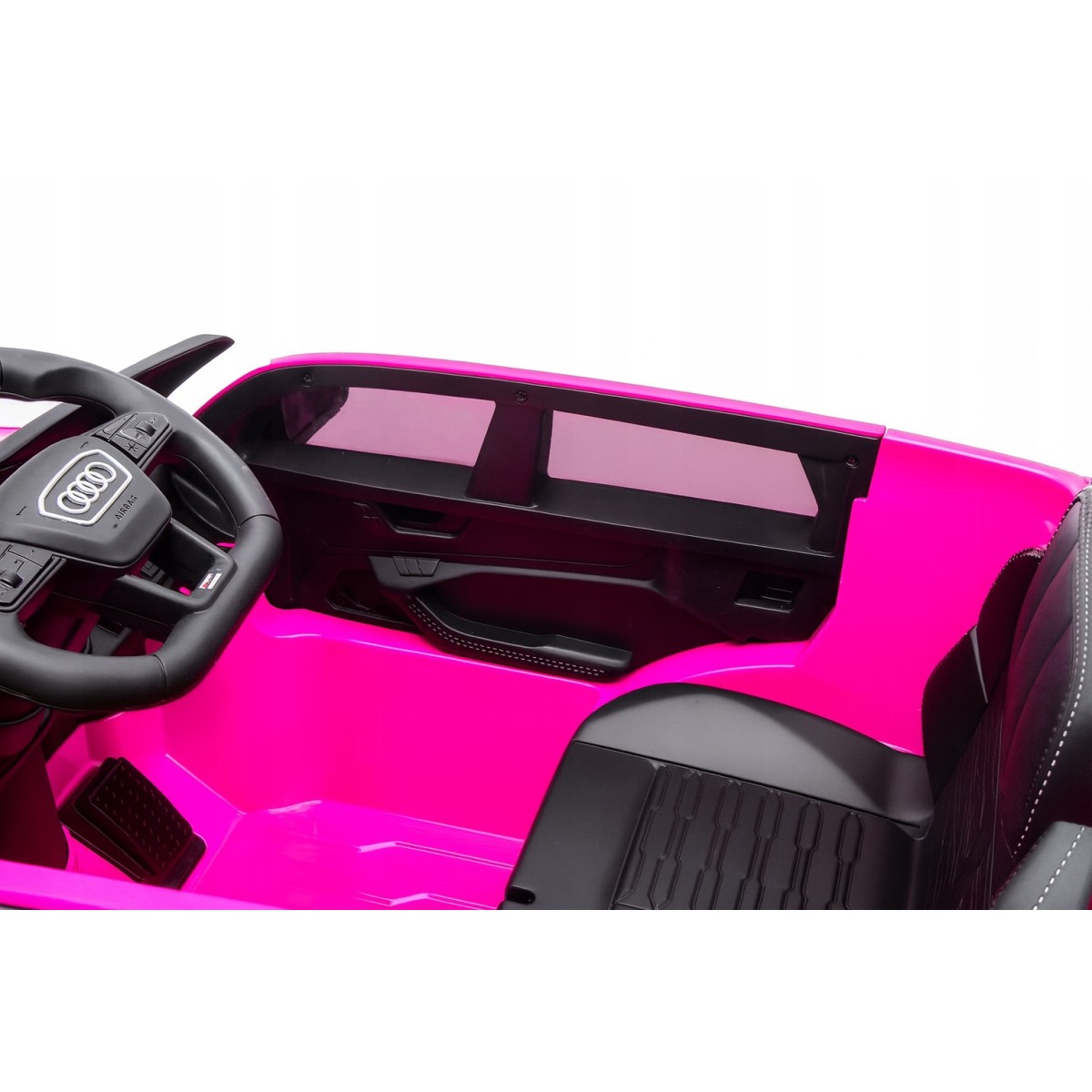 Luxus elektromos Audi RS6 játékautó rózsaszínben