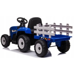 Kék traktor gyerekeknek pótkocsival